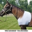 horse shoulder guard shown in white mesh for under fly sheets