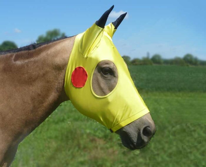 Costumes for Horses Pikachu Face Mask