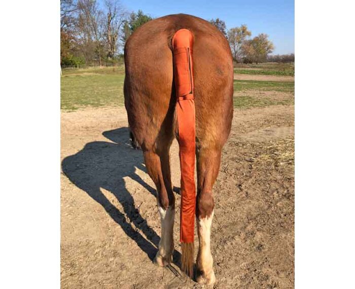 horse air flow neoprene tail guard full length