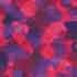 purple and deep purple splotches on a bright cherry red background