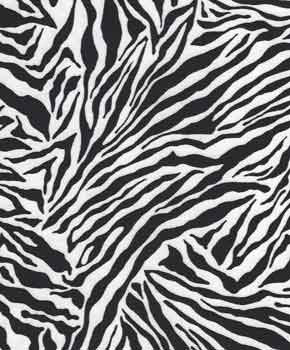 black & white zebra print