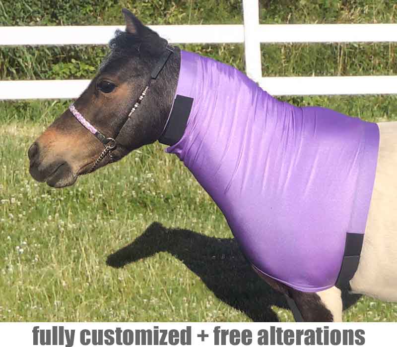 Miniature Horse MINI Sleazy Sleepwear Lycra Spandex Show Body Sheet Solid Colors 