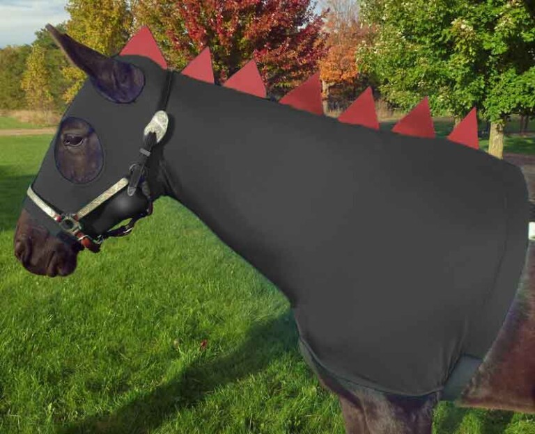 Costumes for Horses Dragon sleazy. Choose body & spike color!