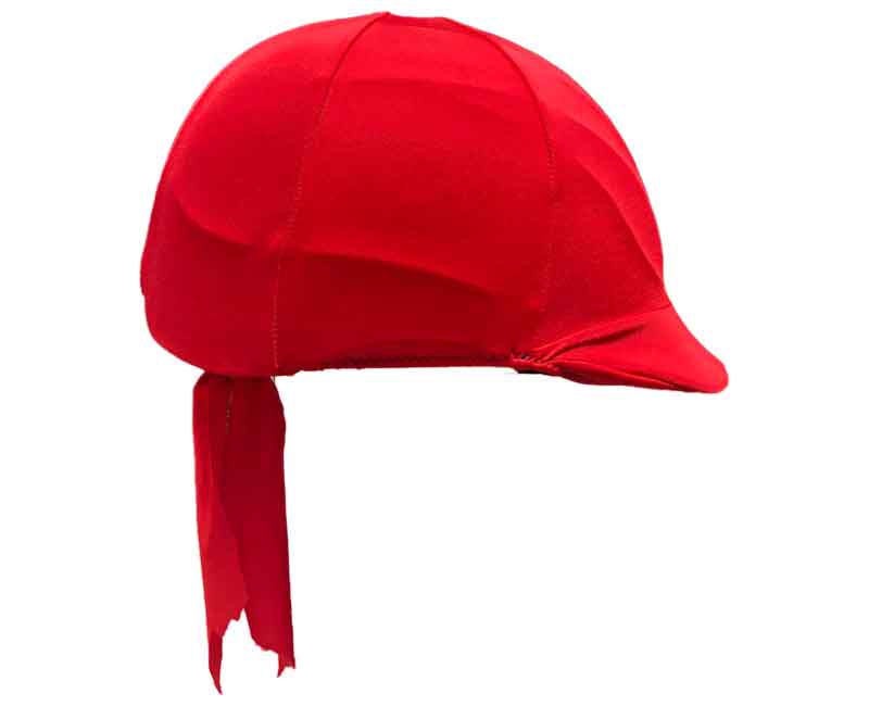 RIDING HAT COVER RED 