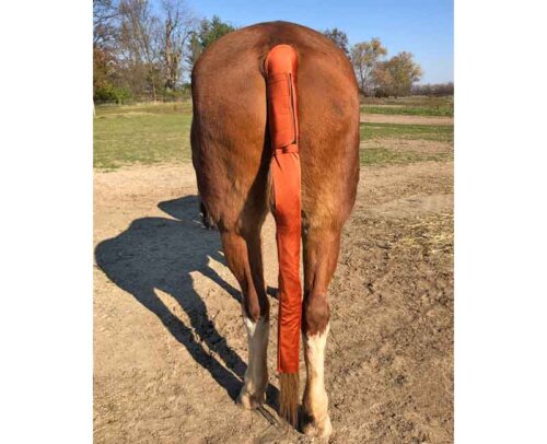 horse air flow neoprene tail wrap full length