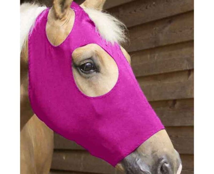 large horse sleazy mask in hot pink