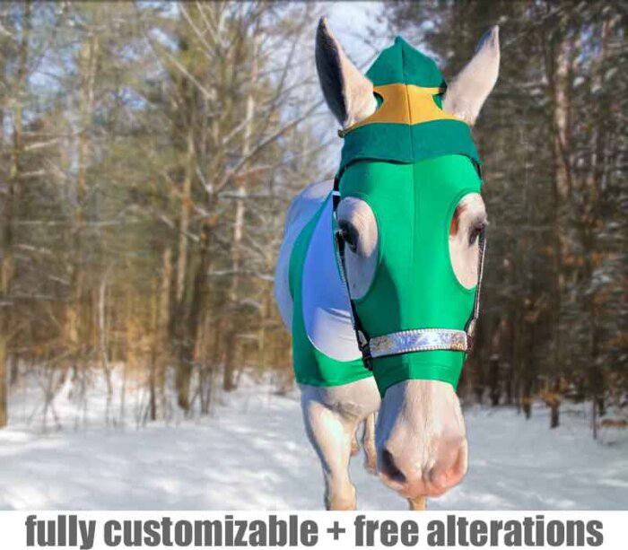 horse christmas costume buddy the elf front view