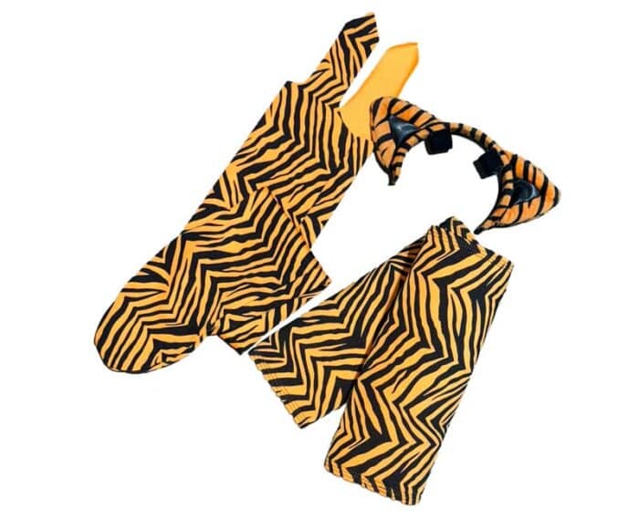 tiger tail bag, tiger fast polo wraps and tiger ears