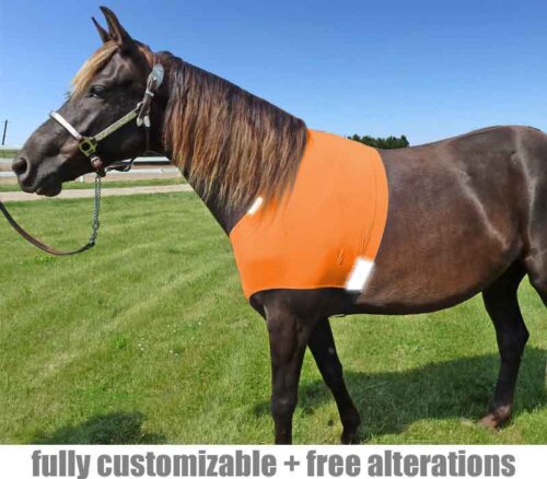 hi viz horse reflective shoulder vest with 3m scotchbrite tape