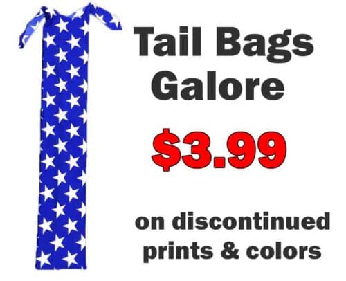 horse tail bags for $3.99