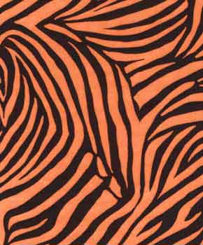 medium orange background with black tiger stripes