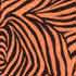 orange background with black tiger stripes