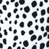 black and white dalmatian print